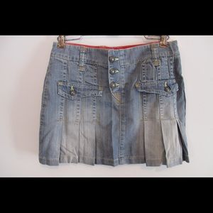 Rare Kookai girls denim skirt size 12 never worn
